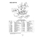 MTD 3397103 38" lawn tractor diagram