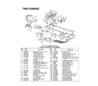 MTD 3398005 18 h.p. 46" garden tractor diagram