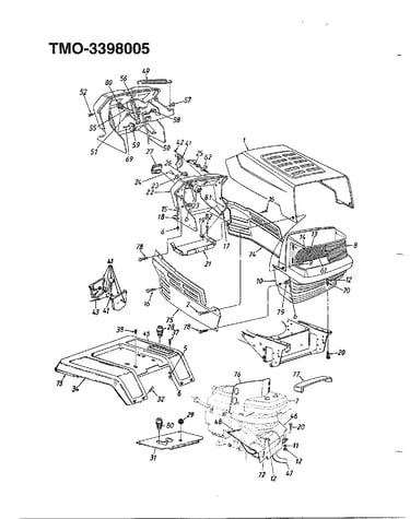 18 h. p. 46" garden tractor