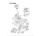 MTD 3398005 18 hp 46" garden tractor/wheel chart diagram