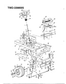 18 hp 46" garden tractor/wheel chart