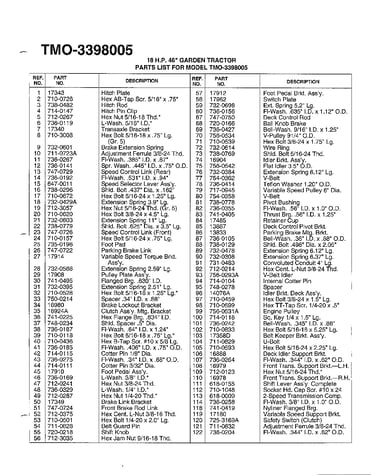18 hp 46" garden tractor page 2