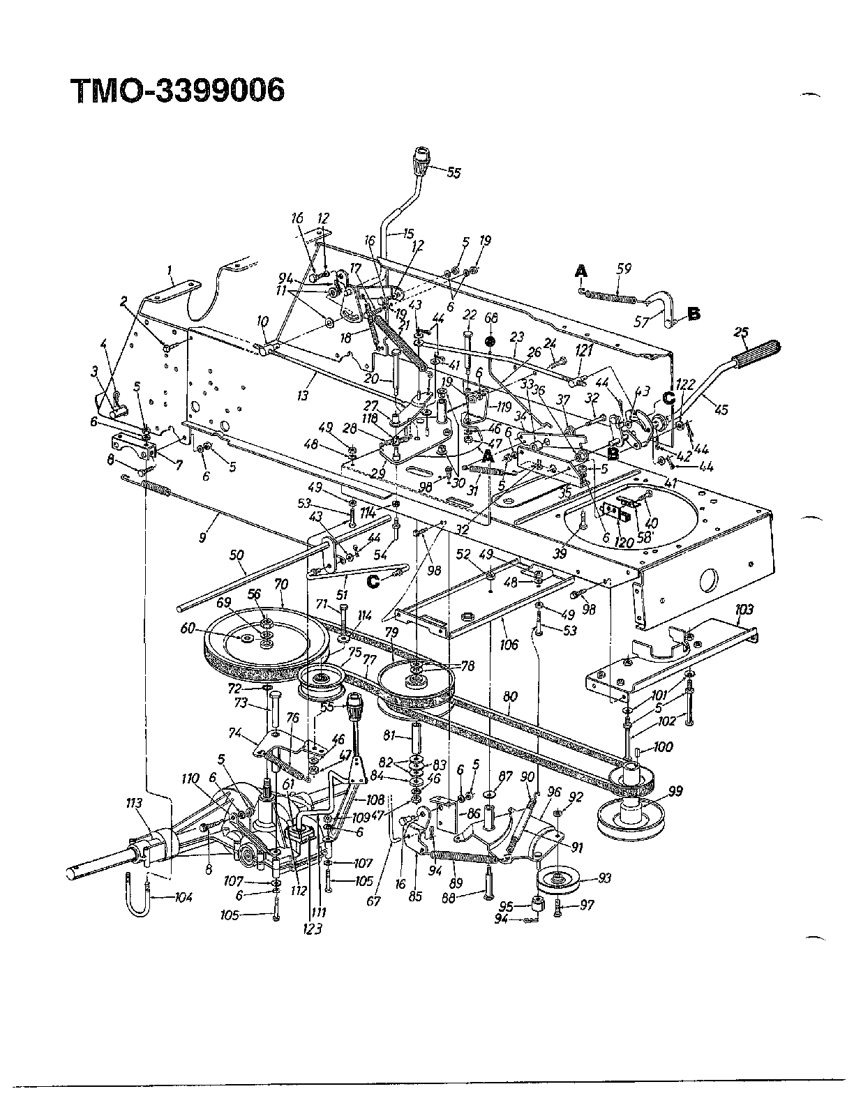 18.5hp 46" garden tractor