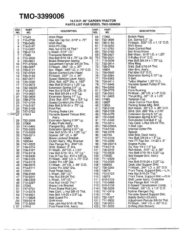 18.5hp 46" garden tractor page 2