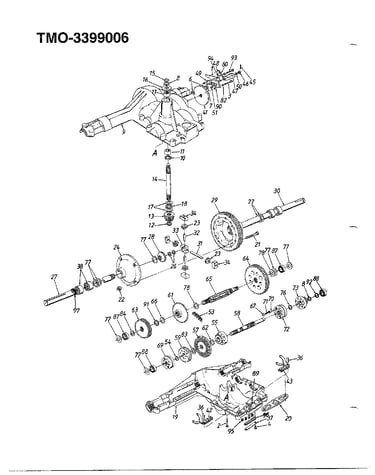 18.5hp 46" garden tractor