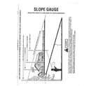 MTD 3399006 slope guage diagram