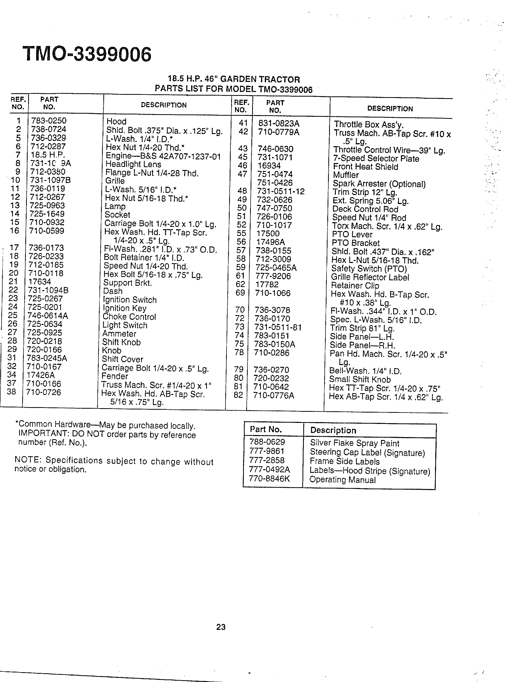 Garden tractor page 3