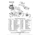 MTD 3510604 parts list for 064 grass collector diagram