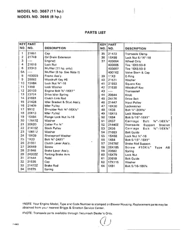 Engine/frame/muffler/wheels page 2