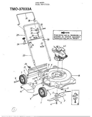Rotary mower/accessories