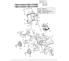 MTD 37555B 20" rotary mower diagram