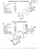 Standard/height adjuster