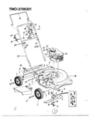 3.5hp 20" rotary mower