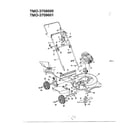 MTD 3708600 3.75hp/4hp -22" rotary mower diagram