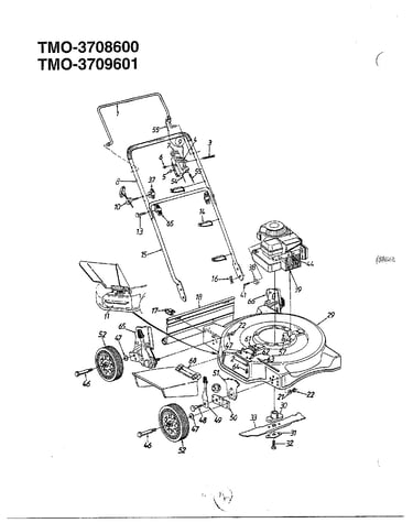 3.75hp/4hp -22" rotary mower