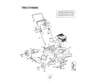 MTD 3708808 20" rotary mower page 2 diagram