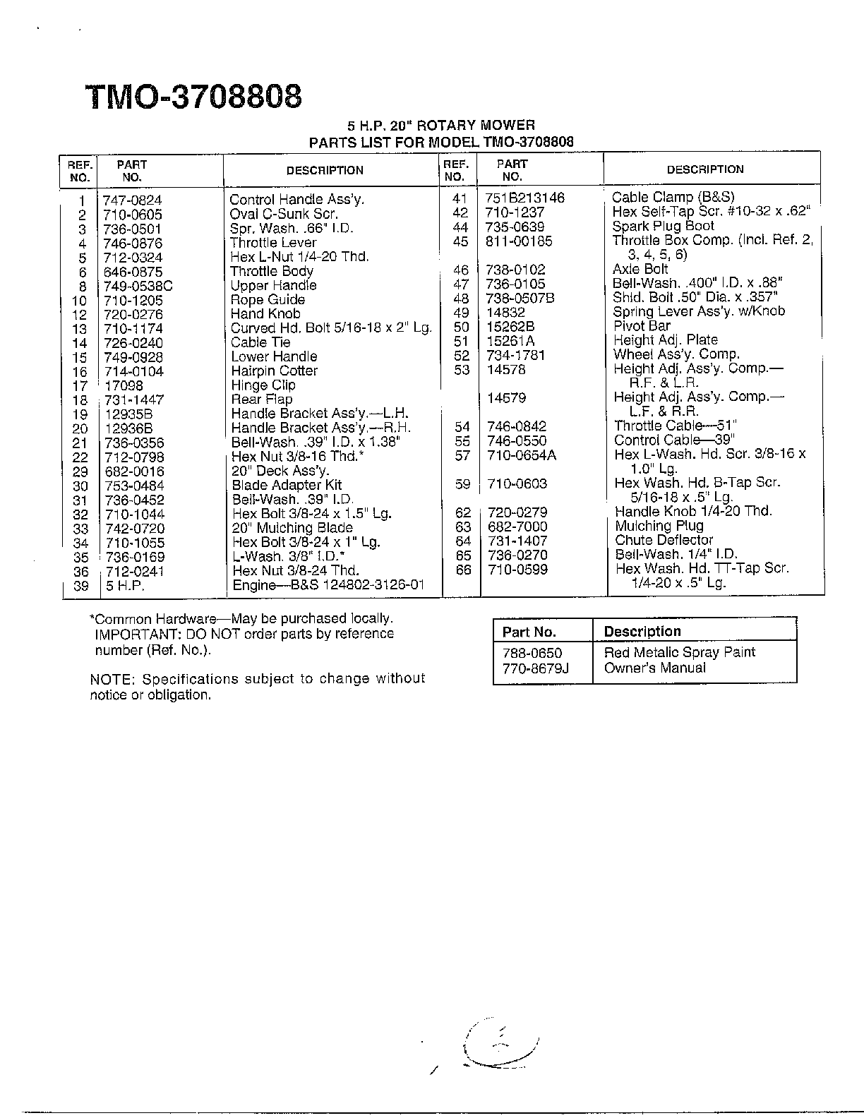 20" rotary mower page 3