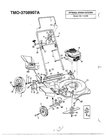 5hp 22" rotary mower