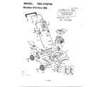MTD 3709700 rotary mowers/wheel chart diagram