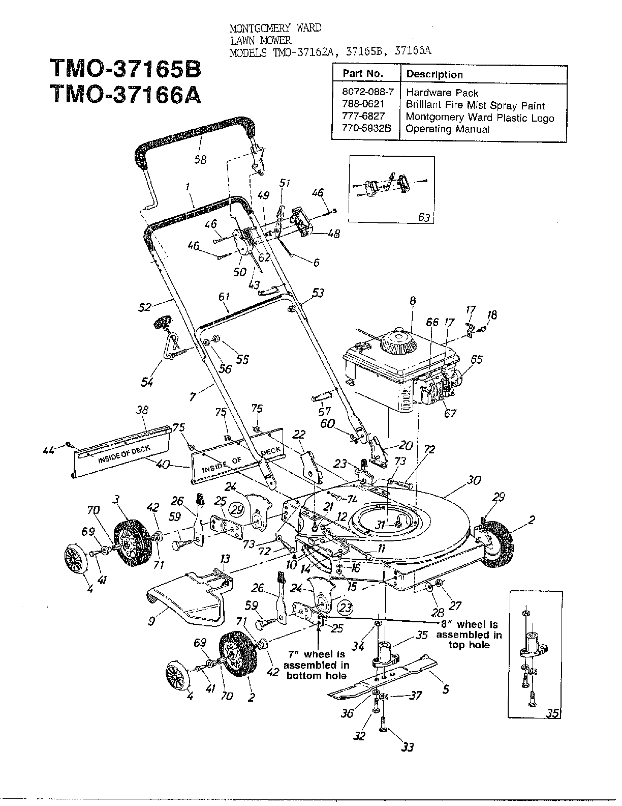 20" and 22" rotary mowers