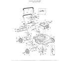 MTD 37163A 3.5hp 20" rotary mower diagram