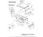 MTD 37212A shroud/blade/deck and wheels diagram