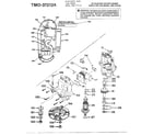 MTD 37212A 20" electric mower/motor and switch diagram