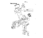 MTD 37218A 5 hp 21" mulching mower page 2 diagram