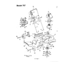 MTD 3722509 rotary mower diagram