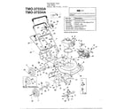 MTD 37234A 20" rotary mowers diagram