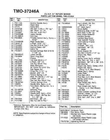 3.5hp 21" rotary mower page 2