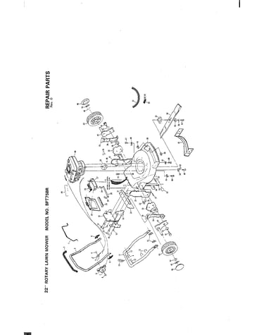 22" rotary mower