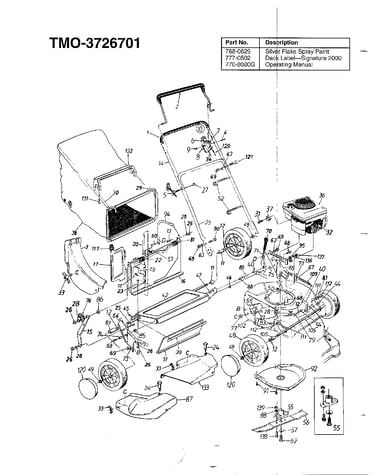 21" rotary mower