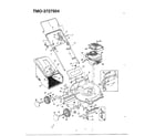 MTD 3727504 4.5hp 21" rotary mower diagram
