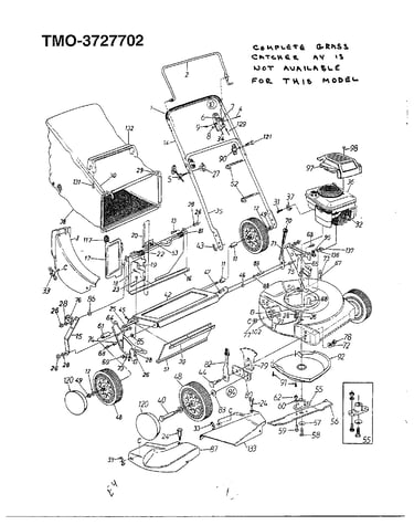 5hp 21" rotary mower