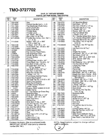5hp 21" rotary mower page 2