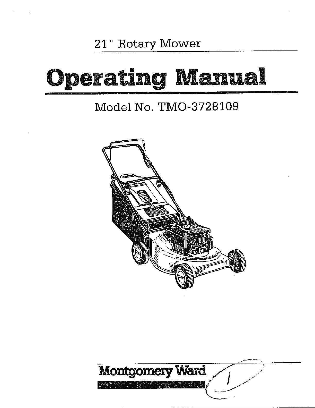 21" rotary mower