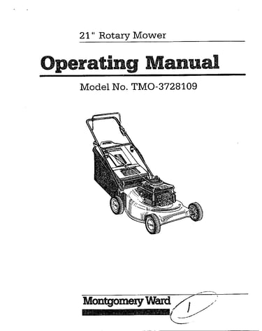 21" rotary mower
