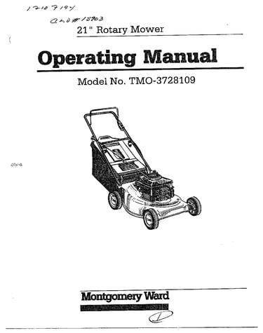 21" rotary mower