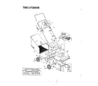 MTD 3728208 3.75 hp 21" rotary mower page 2 diagram