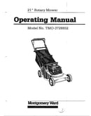 Rotary mower-operating manual