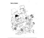 MTD 3728802 rotary mower diagram