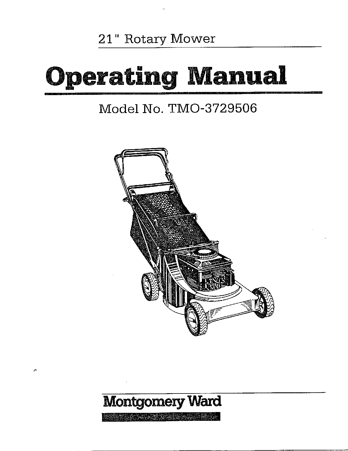21" rotary mower