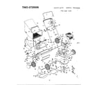 MTD 3729506 21" rotary mower diagram