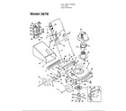 MTD 3731505 rotary mower diagram