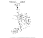 MTD 37338B 14hp 38" lawn tractor diagram