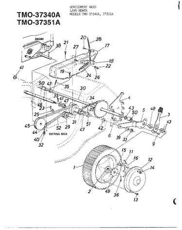 3.5hp 20" rear discharge mowers
