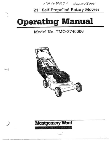 21" rotary mower