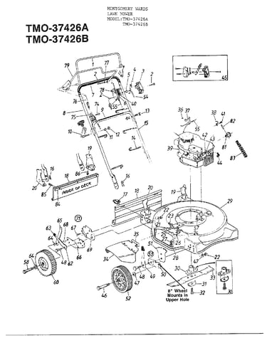 3.5hp 22" rotary mower