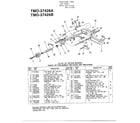 MTD 37426B 3.5hp 22" rotary mower page 3 diagram